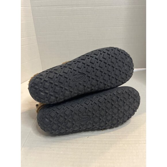 NWT-Chaco Kids Ramble Fluff Natural Brown Shoes 3.5M comfy fleece ankle bootie - Picture 8 of 11